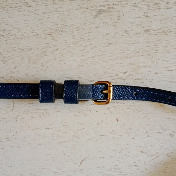 Coach Kitt Messenger Crossbody Bag Deep Blue - Picture 8 of 12